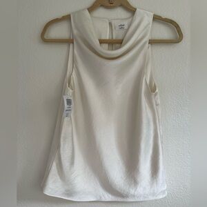 BRAND NEW Drape neck silk tank top